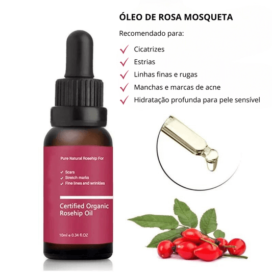 Óleo Vegetal de Rosa Mosqueta 100% Puro