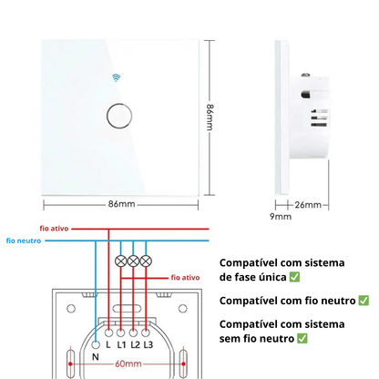 Interruptor Inteligente Tuya Smart Home