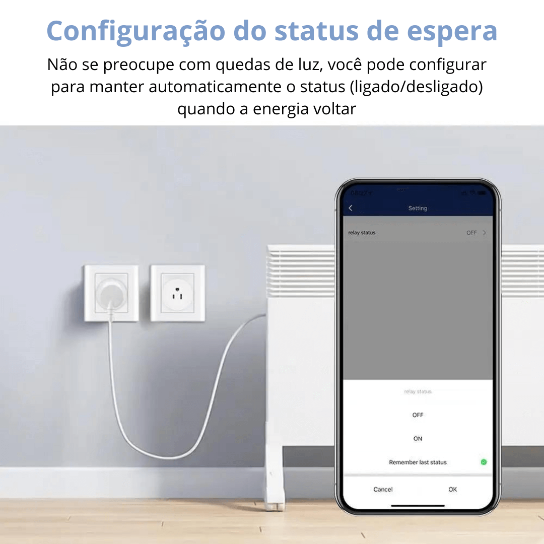 Plug Inteligente Entrada Padrão Americano H Tuya