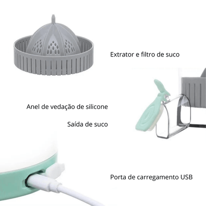 Espremedor de Frutas Automático Portátil — ENVIO RÁPIDO PARA TODO O BRASIL