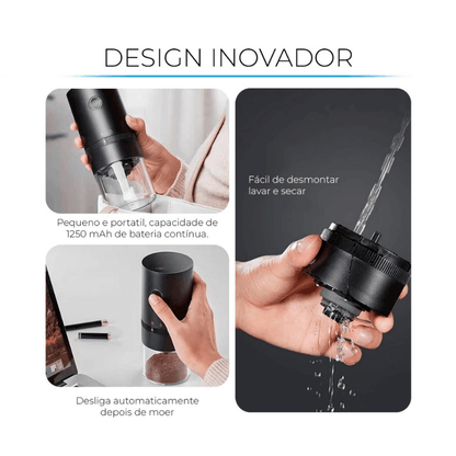 Moedor Elétrico Para Grãos de Café Automático — Envio ultra rápido para todo o Brasil