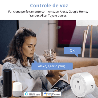 Plug Inteligente Entrada Padrão Americano H Tuya