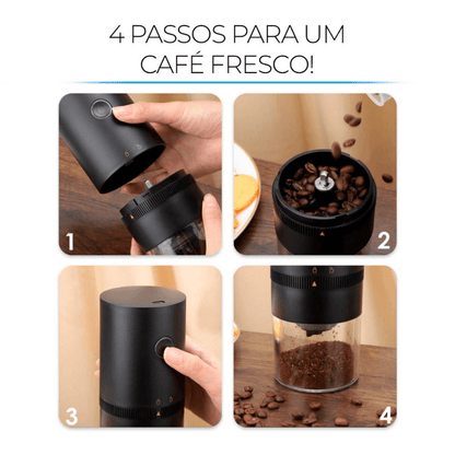 Moedor Elétrico Para Grãos de Café Automático — Envio ultra rápido para todo o Brasil