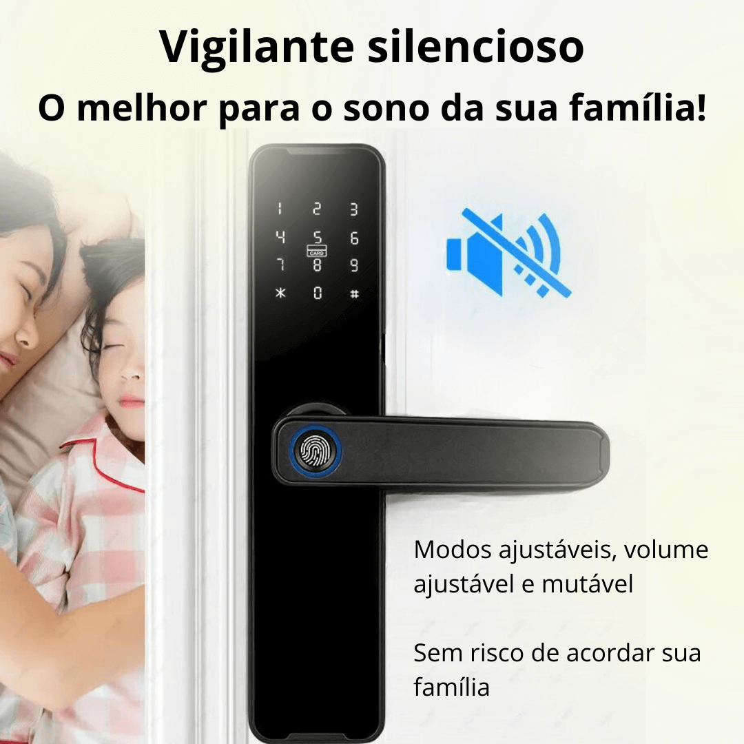Fechadura WiFi Digital Biométrica Tuya
