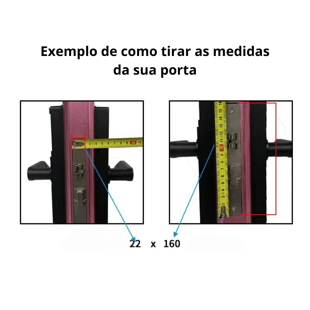 Fechadura WiFi Digital Biométrica Tuya