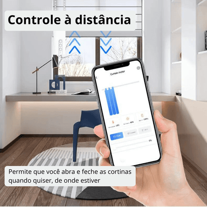 Motor de Cortina Inteligente Blindsmart Tuya Zigbee