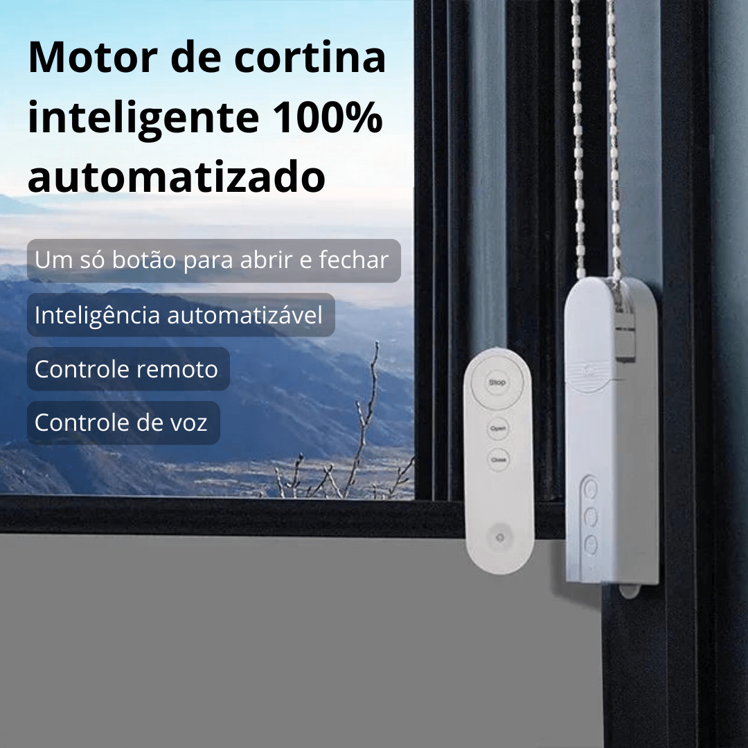 Motor de Cortina Inteligente Blindsmart Tuya Zigbee