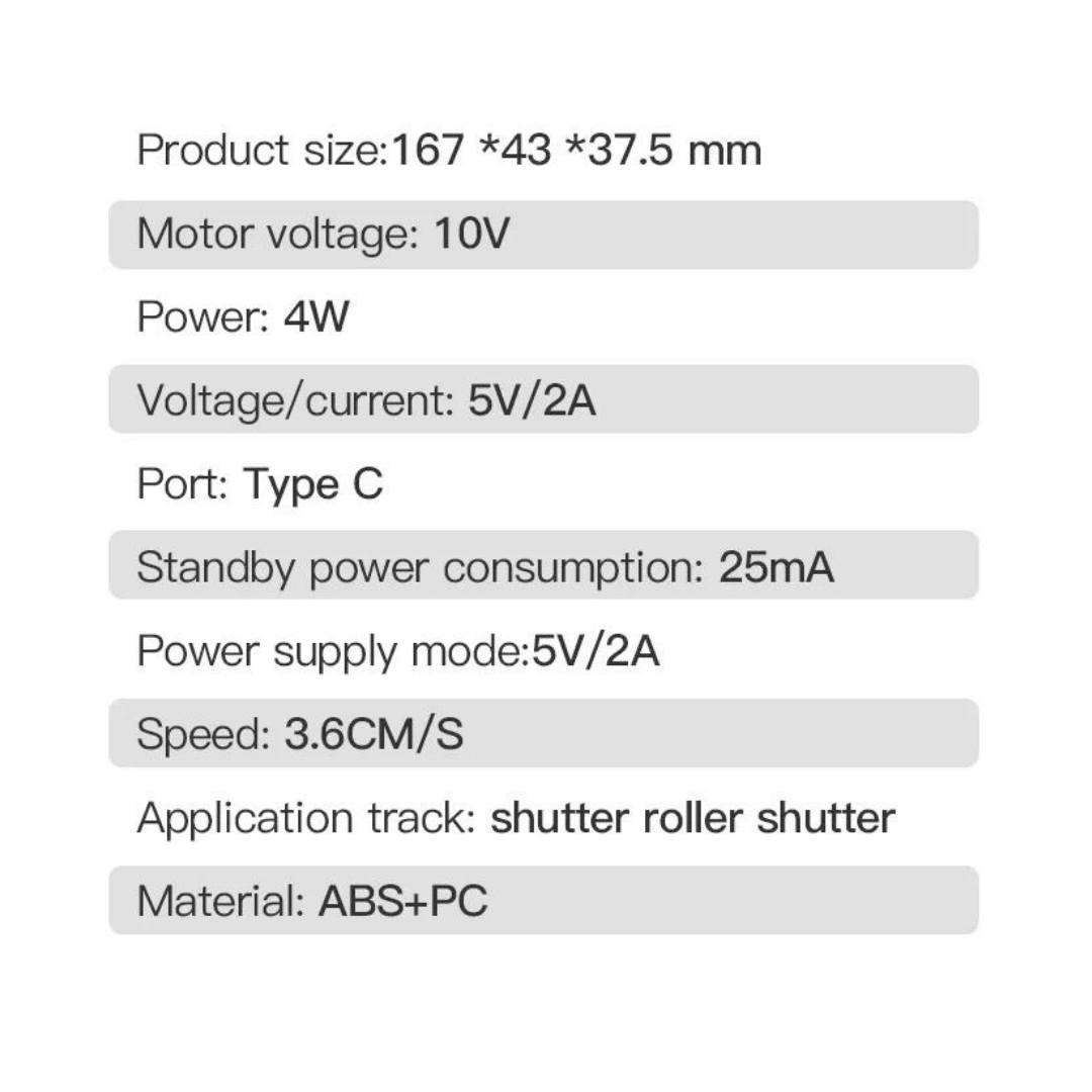 Motor de Cortina Inteligente Blindsmart Tuya Zigbee