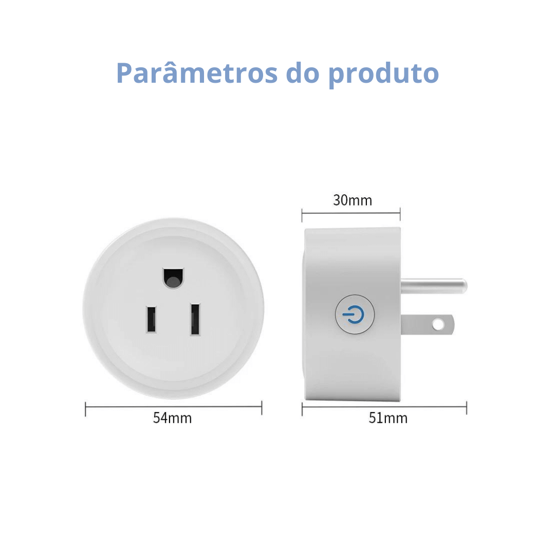 Plug Inteligente Entrada Padrão Americano H Tuya