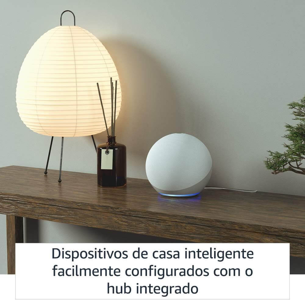 Alexa echo dot 4 geracao dispositivos de casa inteligente facilmente configurados com o hub integrado