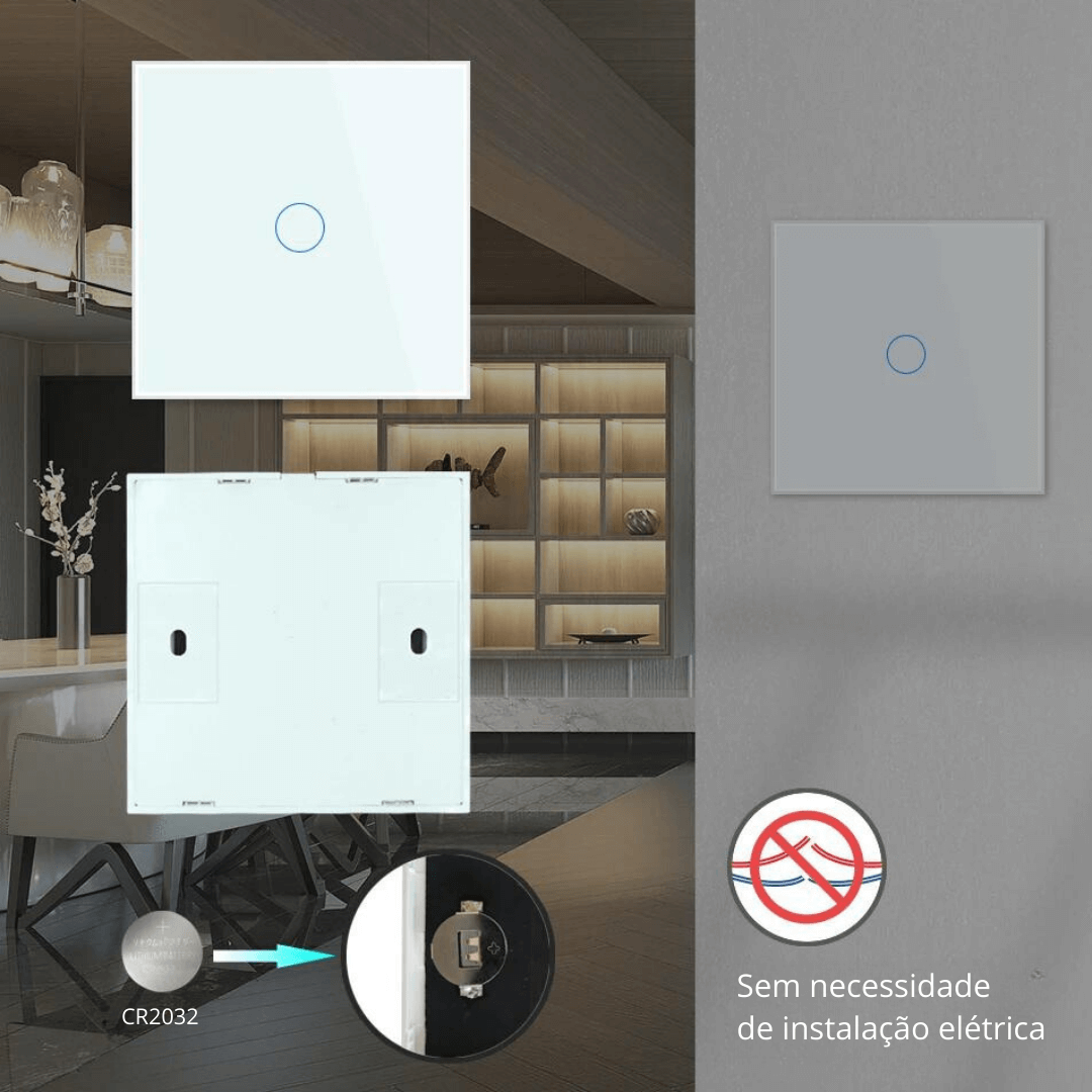 Controlador Inteligente Sem Fios Tuya Smart Home | Importados Pro
Casa inteligente sem instalação elétrica