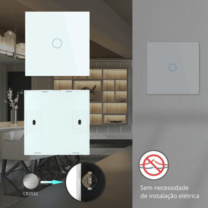 Controlador Inteligente Sem Fios Tuya Smart Home | Importados Pro
Casa inteligente sem instalação elétrica