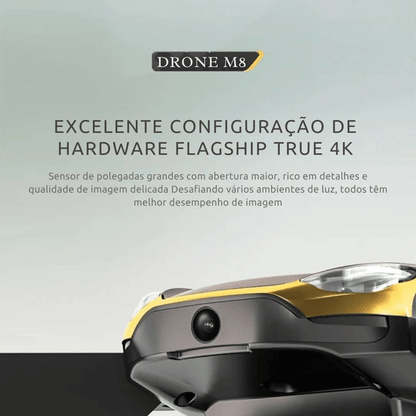 Drone Profissional Tesla M8 GPS 4K HD Câmera Dupla | Importados Pro | 4K | Multi Sensores Fotografia aérea estável e segura