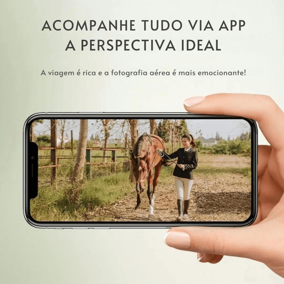 Drone Profissional Tesla M8 GPS 4K HD Câmera Dupla | Importados Pro
Acompanhe tudo via App