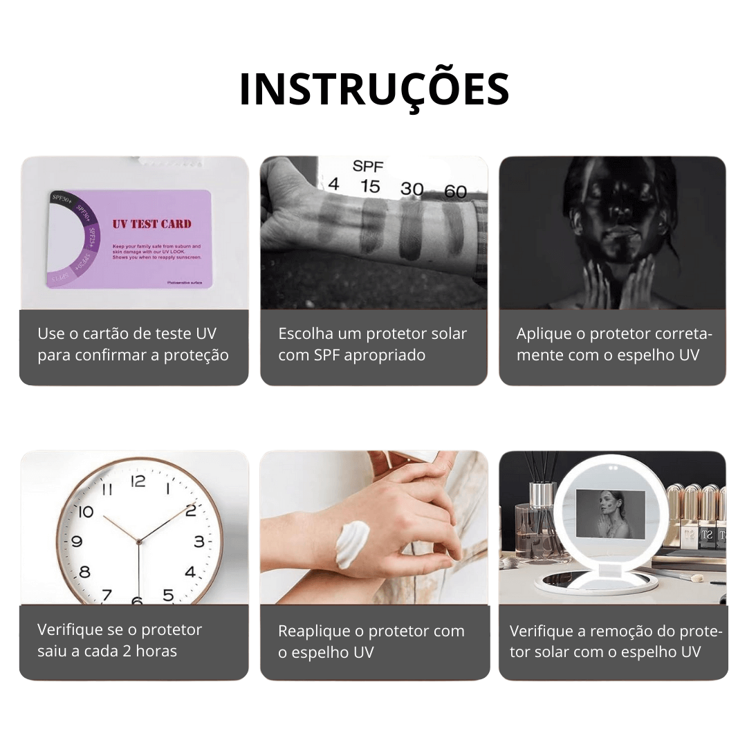 Pele limpa e protegida
Importados Pro